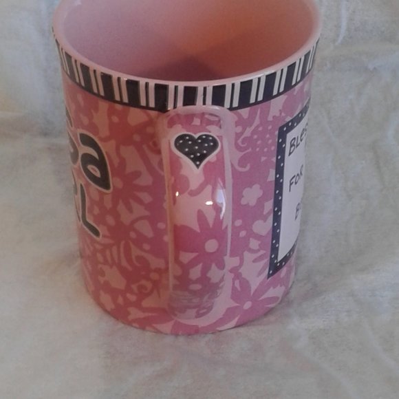 YOGA GIRL 16oz coffee/tea cup/mug OUR NAME IS MUD cup series - Picture 3 of 5